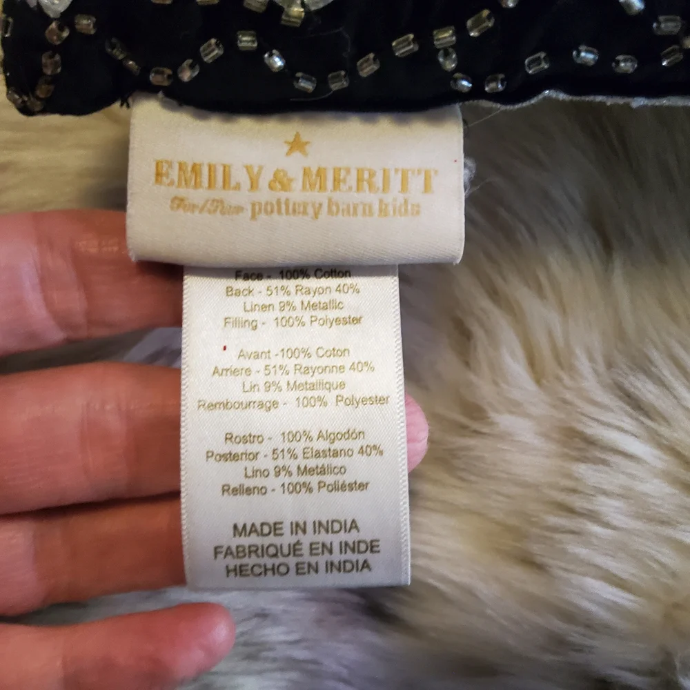 Pottery Barn + Emily & Meritt Throw Pillow EUC
